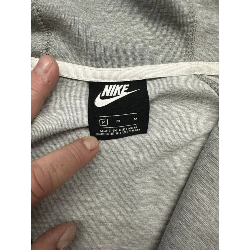 Nike Sportswear Tech Fleece Full-Zip Cape Grey/White Women's Hoodie M - Picture 3 of 7